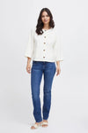 Fransa - Carla Textured Jersey Cardigan