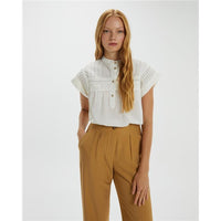 Andam - Pretty Cotton Textured Blouse