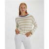 Andam - Beige Stripe Sweater