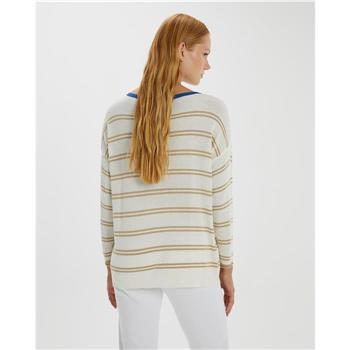 Andam - Beige Stripe Sweater