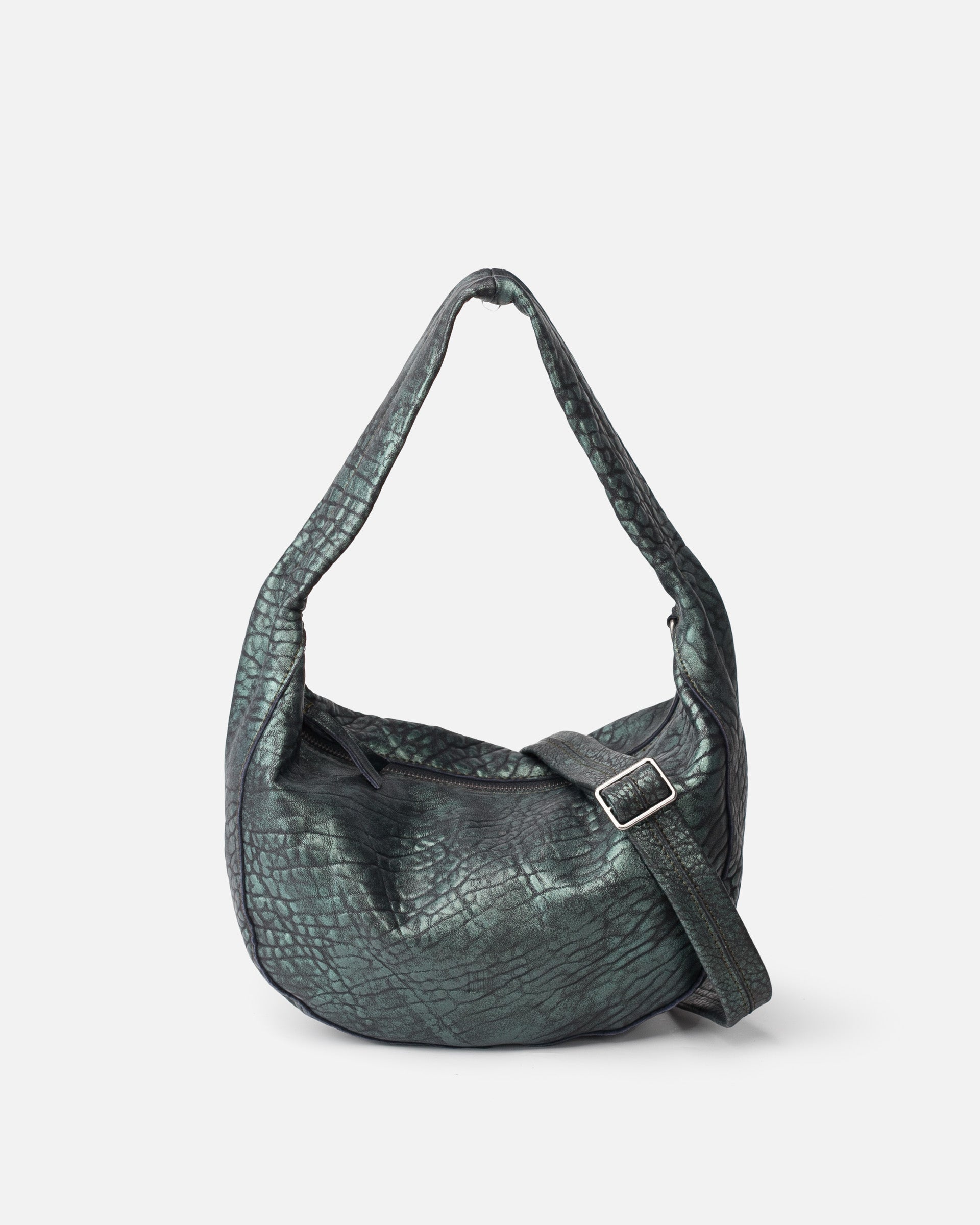 BIBA-BAG-CRW1L-Leather-Handbag-Petrol