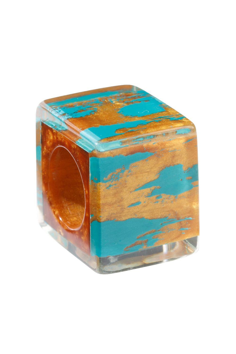 BLISS-by-ZSISKA-CUBE-BEAD-MUSEE-PATINA-gold-turquoise-kings-road-fashions