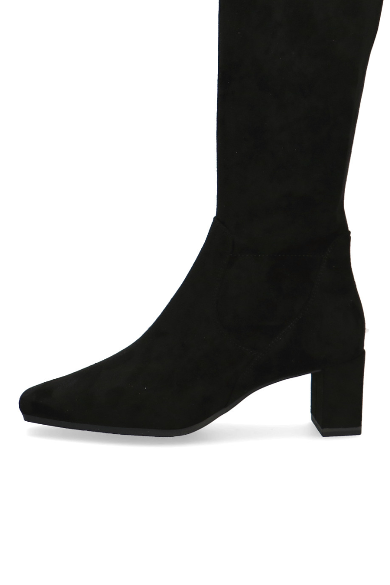 Caprice Stretch Knee Boot - Black