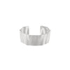 DNSK - Alaya Wave Statement Cuff in Silver