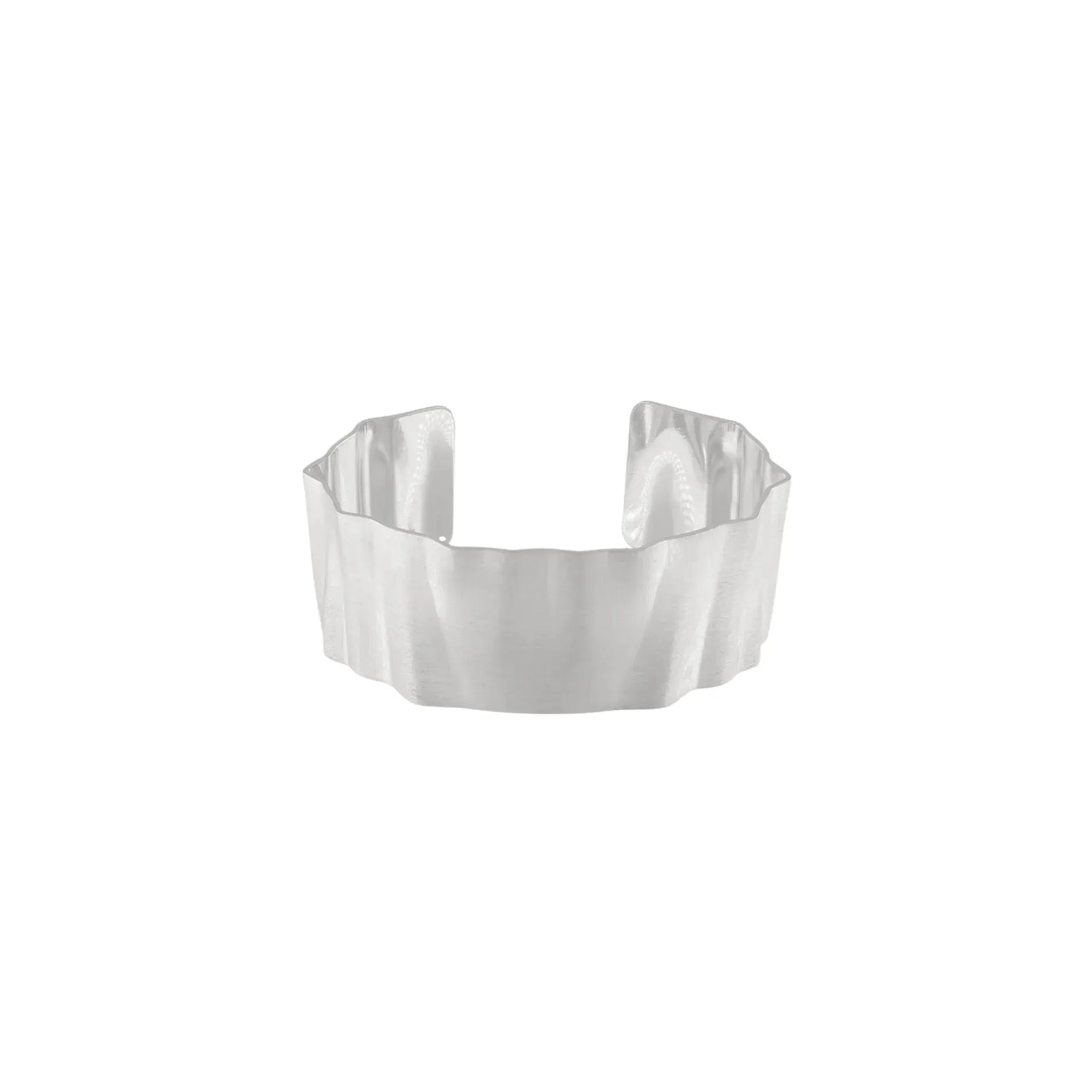 DNSK - Alaya Wave Statement Cuff in Silver