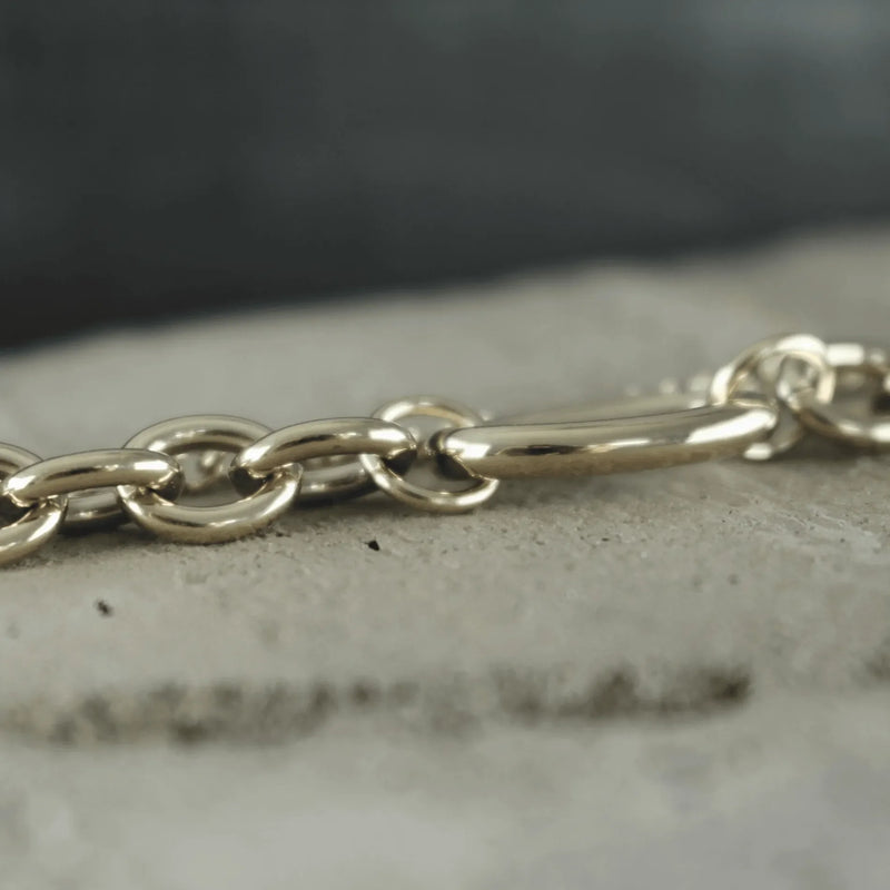 DNSK - Courage Layered Chunky Chain Bracelet in Gold