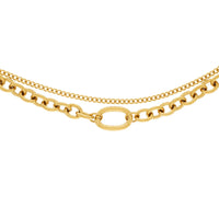 DNSK - Courage Layered Chunky Chain Bracelet in Gold