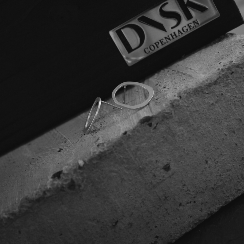 DNSK - Elysian Circle Post Earring Silver