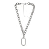 DNSK - Tula Short Chunky Oval Ring Necklace