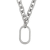 DNSK - Tula Short Chunky Oval Ring Necklace