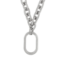 DNSK - Tula Short Chunky Oval Ring Necklace