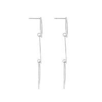 DNSK - Alaya Triple Circle Silver Earrings