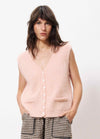 FRNCH-Women-s-Mohair-Blend-Meliza-Light-Pink-Cardigan-SS-CHM-25009-ROSEPALE-kings-road-fashions