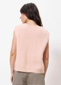 FRNCH-Women-s-Mohair-Blend-Meliza-Light-Pink-Cardigan-SS-CHM-25009-ROSEPALE-kings-road-fashions