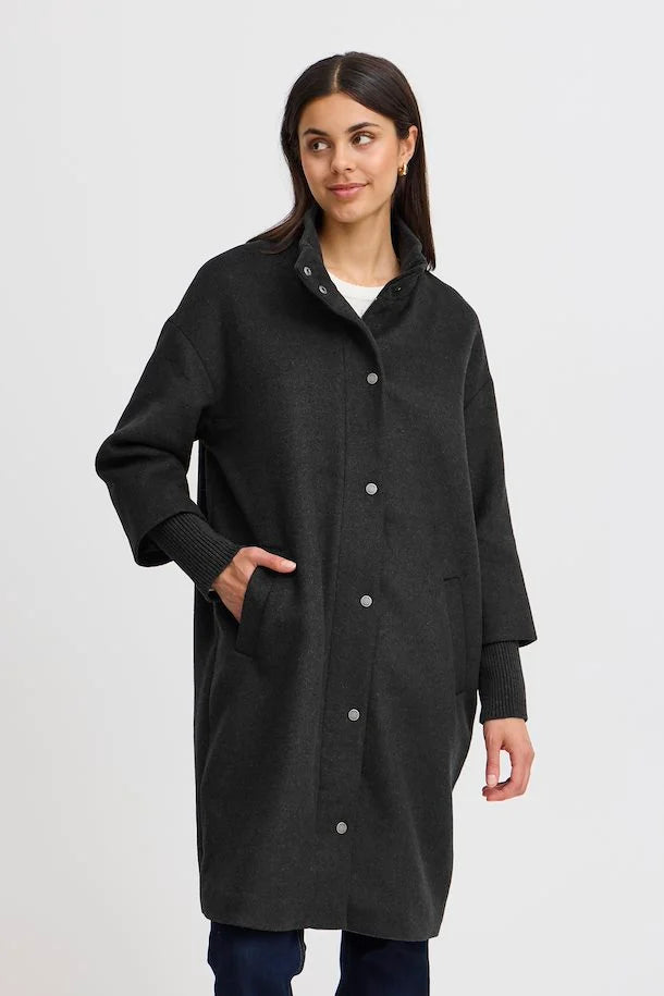 Fransa-coat-20613845-charcoal-melange-frmalou-outerwear