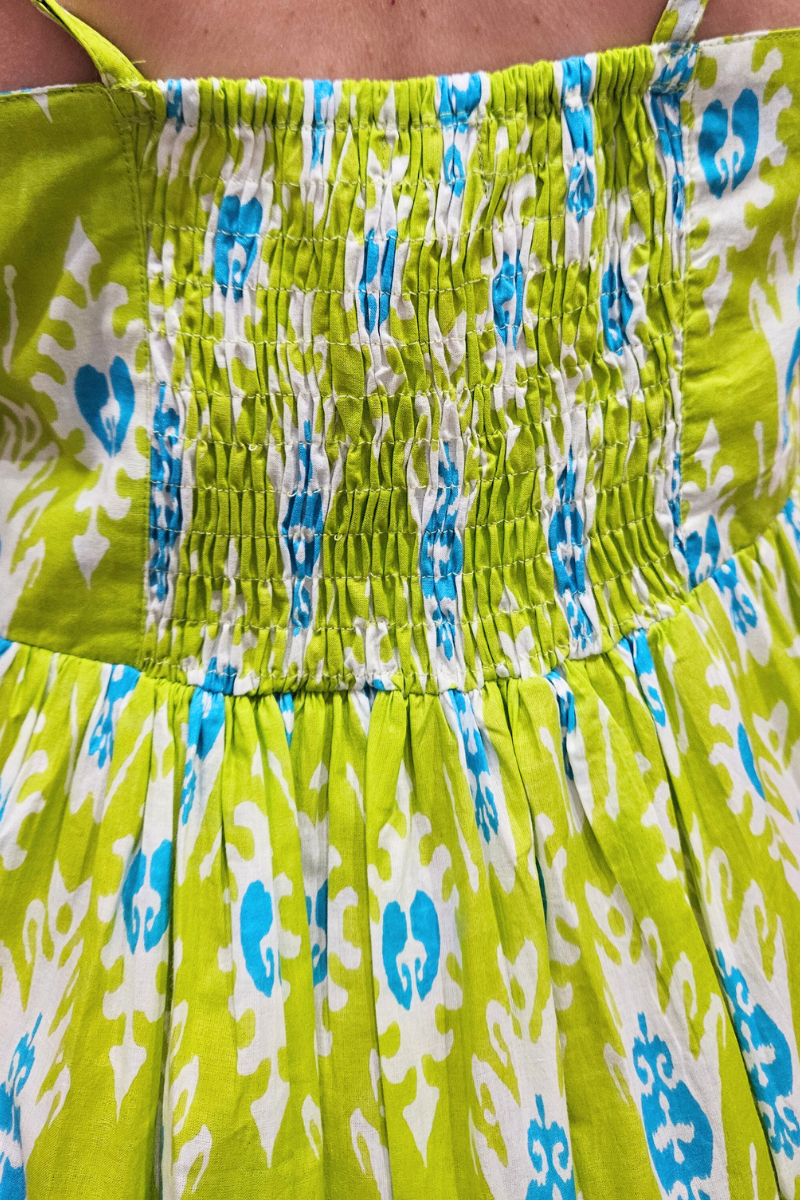 Handprint Dream Apparel- Juniper Green Sun Dress
