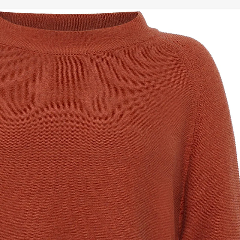 Mansted - Rust Round Neck Sweater