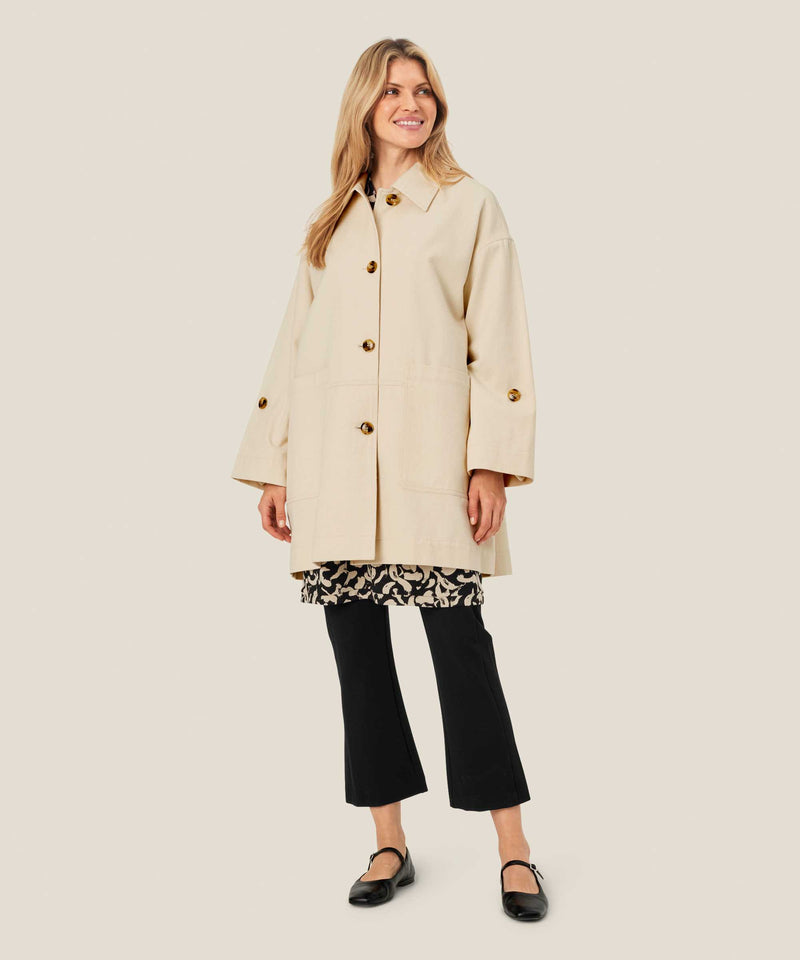 Masai - Women's Teddie Pocket Jacket in Oyster White