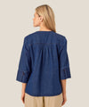 Masai - Women's Juvila Cotton Denim Shirt Jacket in Dark Denim