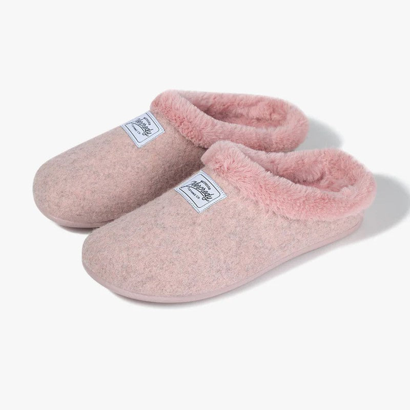 Mercredy Slippers - Faux Fur in Pink