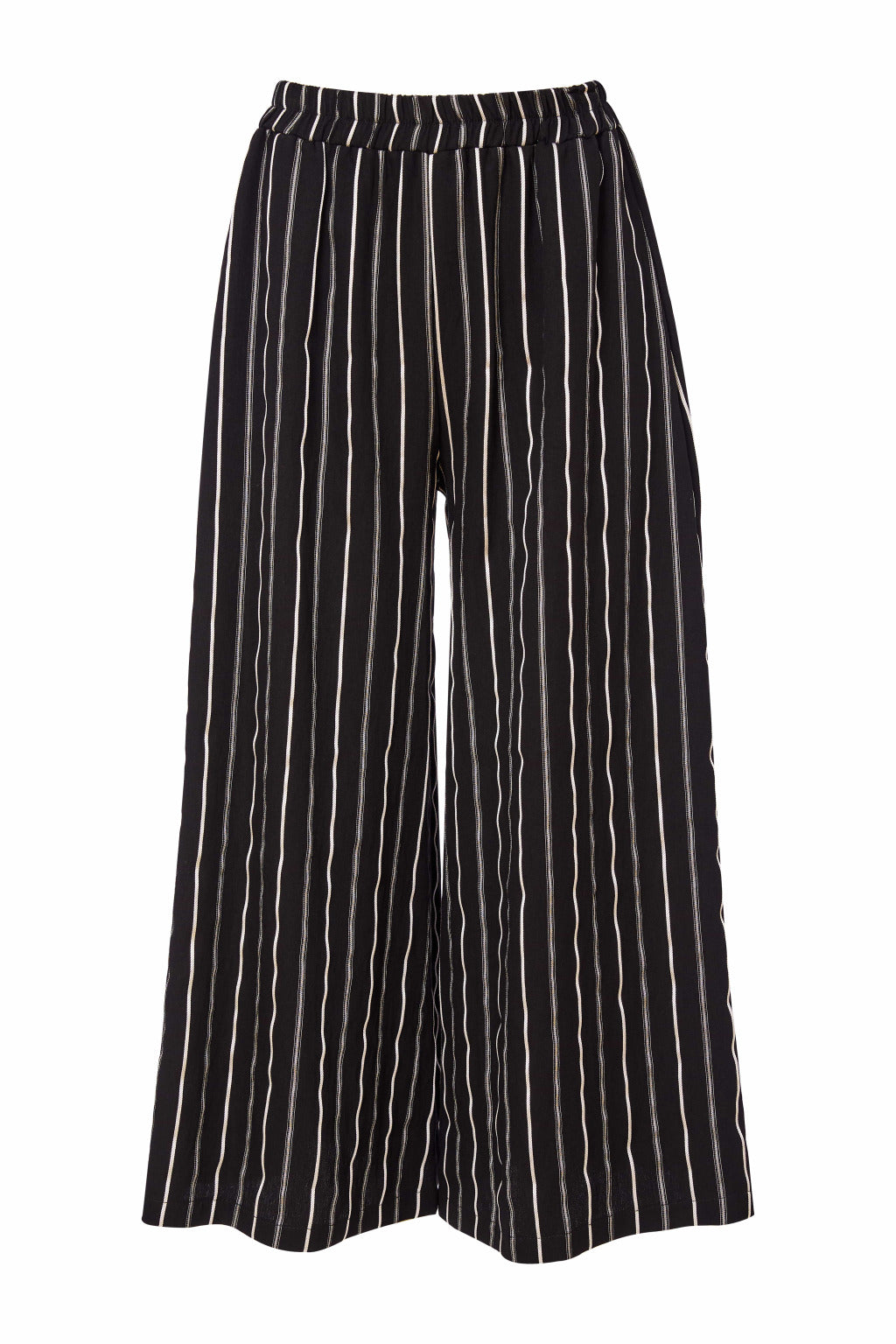 NAS25-282-naya-womens-stripe-waistcoat-with-contrast-collar-and-hem-band-kings-road-fashions