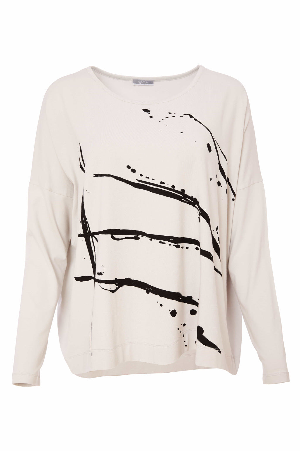 NAS25-288-101-naya-womens-brush-stroke-placement-print-top-KINGS-ROAD-FASHIONS