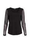 Naya - Mesh Sleeve Top