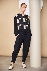 Naya - Coveted Cuff Trouser in Black