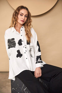 Naya - Placement Print Blouse