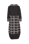 Naya - Cowl Neck Dress with Check