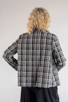 Neirami - Black Checked A-Line Jacket