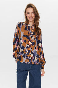 Nugrit Silky Feel Printed Blouse