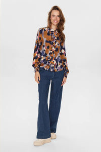 Nugrit Silky Feel Printed Blouse