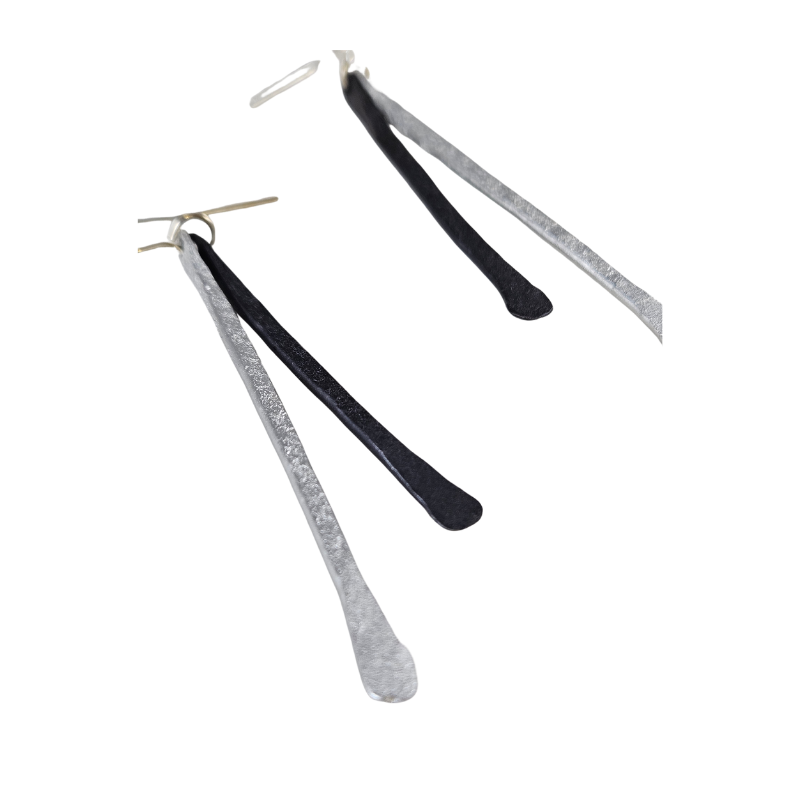 Oana_Millet_Earring-Large_E385-silver-black-2