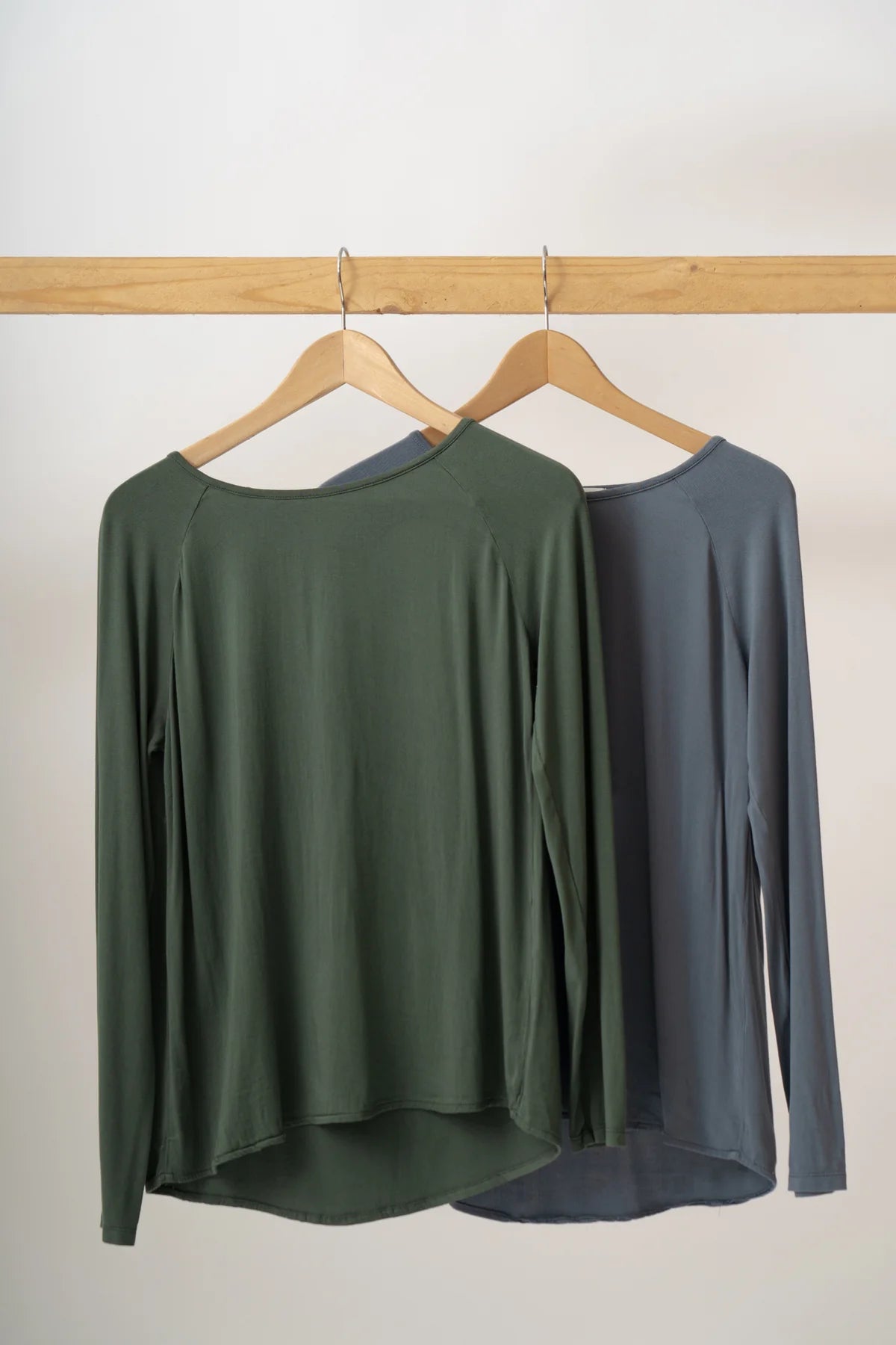 POEMS - Taro Khaki Boat Neck Top