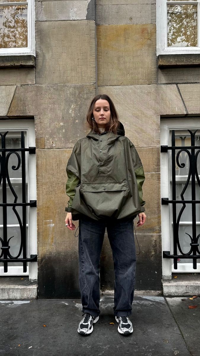 Rainkiss Anorak Jacket - Herringbone