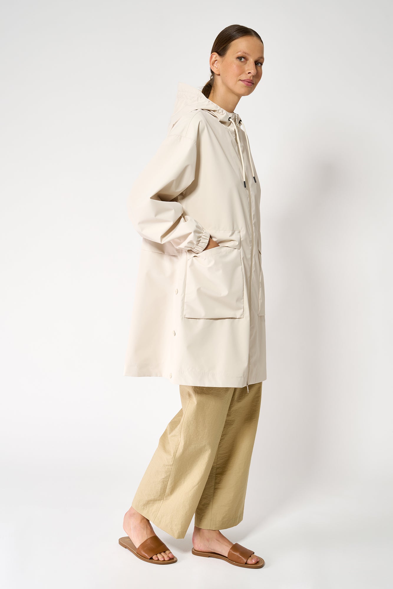 Tanta - Nebbia Raincoat - Whitecap Grey