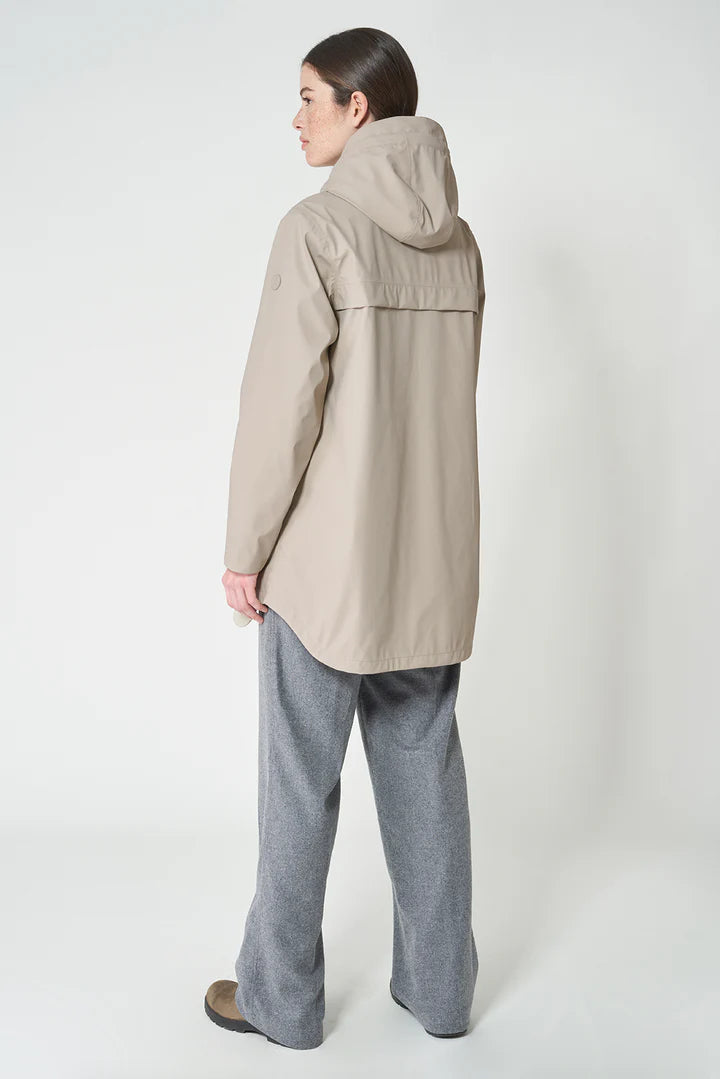 Tanta - Snow Insulated Raincoat - Stone Grey