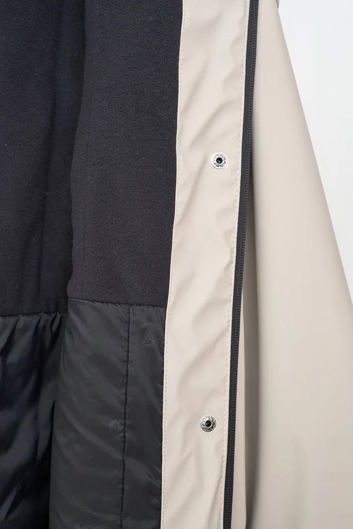 Tanta - Snow Insulated Raincoat - Stone Grey