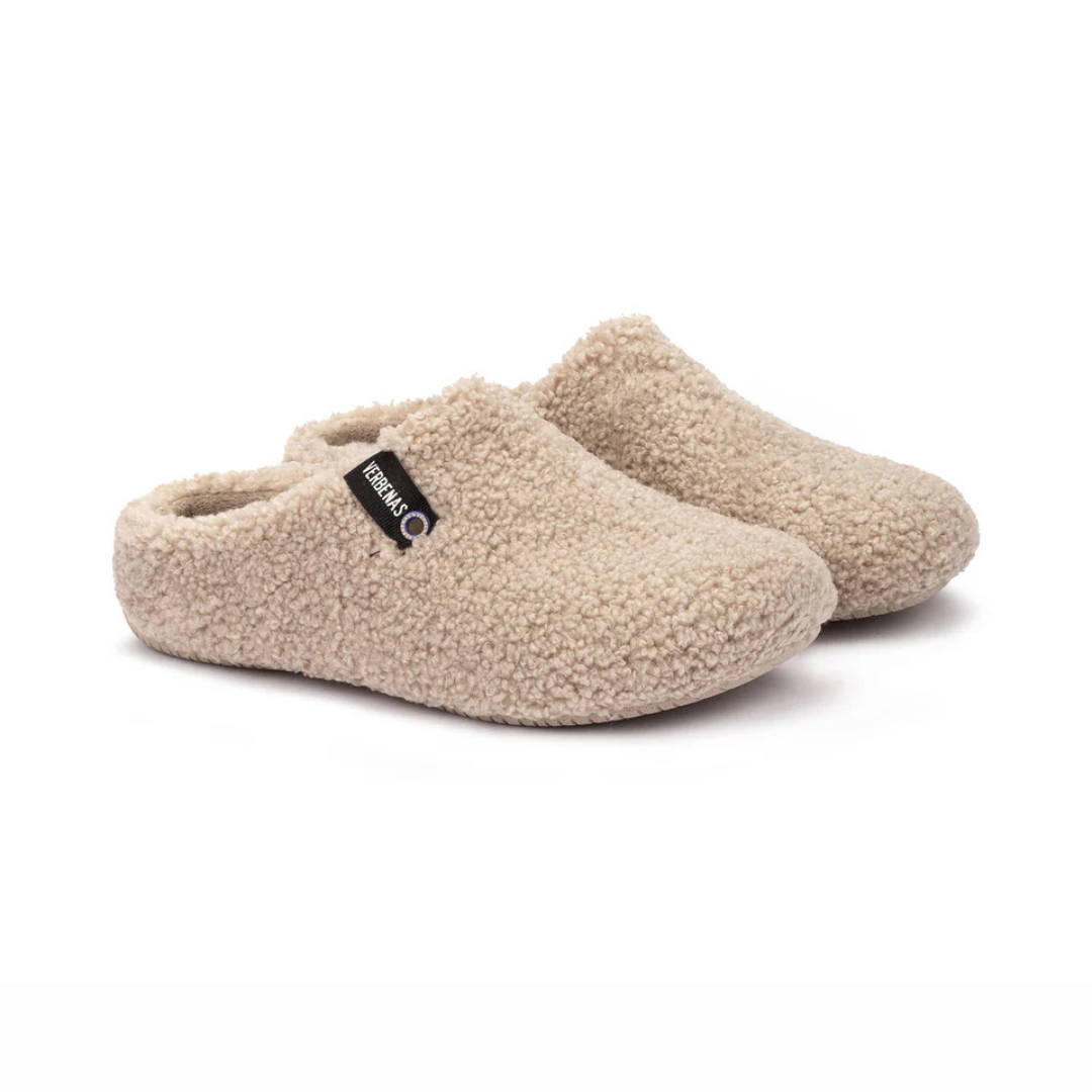 Verbenas -  York Teddy Slipper Beige