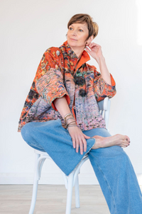 Yavi & Raga - Impressionist Embroidered Jacket