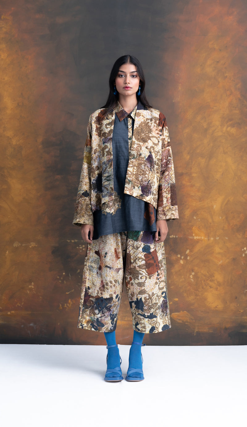 Yavi & Raga - Patchwork Print Jacket