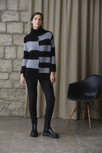 Yellow Label - Block Stripes Sweater