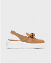 Wonders - Tan Suede Slingback Platforms