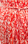 Handprint Dream Apparel - Dorris Red Print Dress