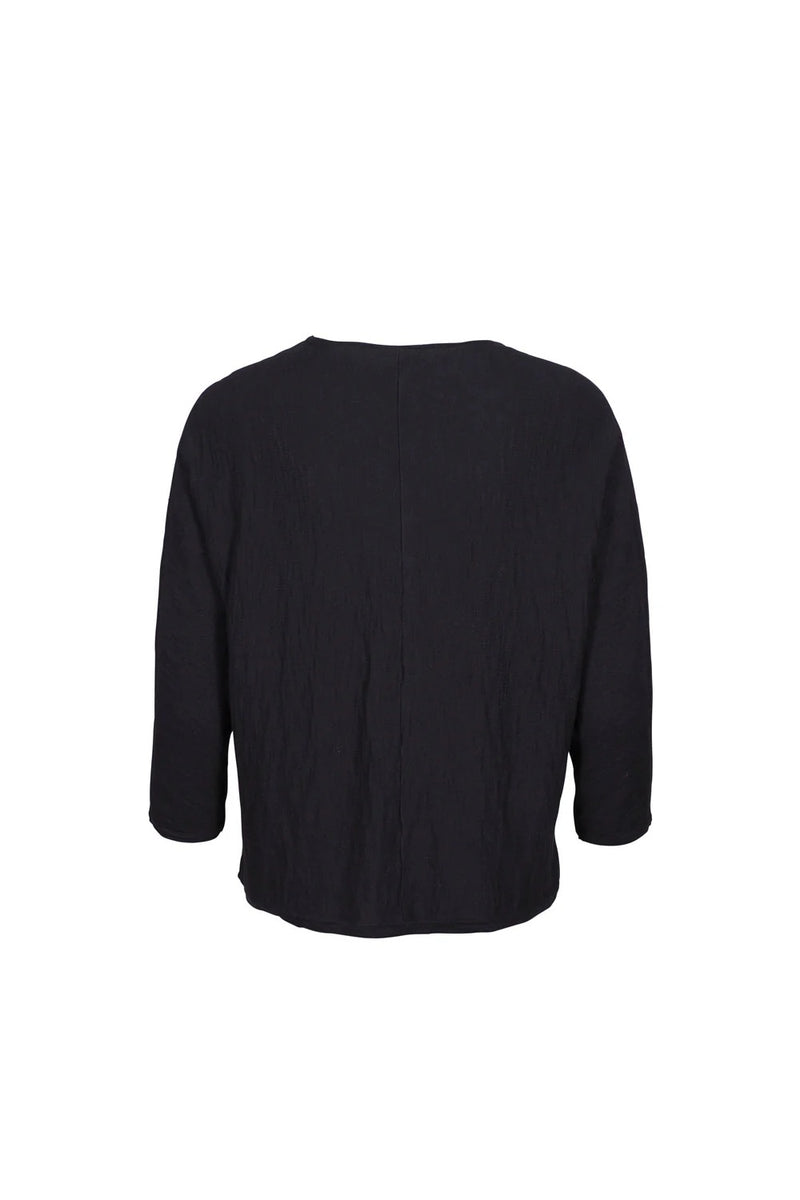 mansted-kenya-womens-cotton-jumper-black-25125-ss25-kings-road-fashions