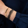 A Beautiful Story - Together Black Onyx Gold Bracelet