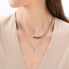 A Beautiful Story - Golden Smokey Quartz Silver Necklace